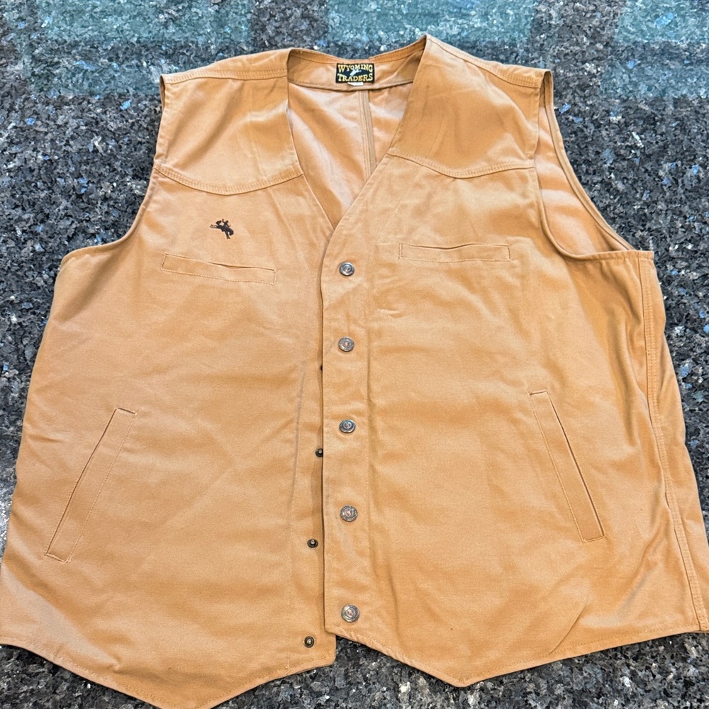 Men’s Heavy Duty Concealed Carry Vest XXL Tall 2X Wyoming Traders